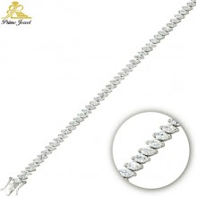  Gümüş Zirkon Taşlı Bilezik / Bileklik